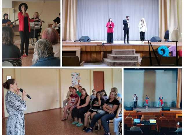 В пунктах временного размещения для граждан ЛНР и ДНР выступают ведущие коллективы «Пензаконцерта»