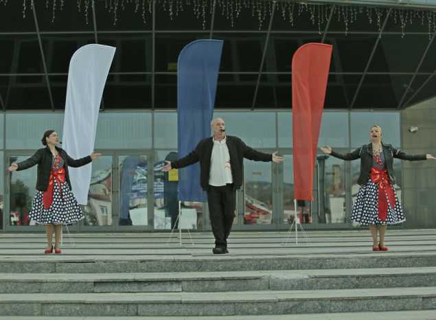 Ансамбль «Горница» выступил для участников соревнований