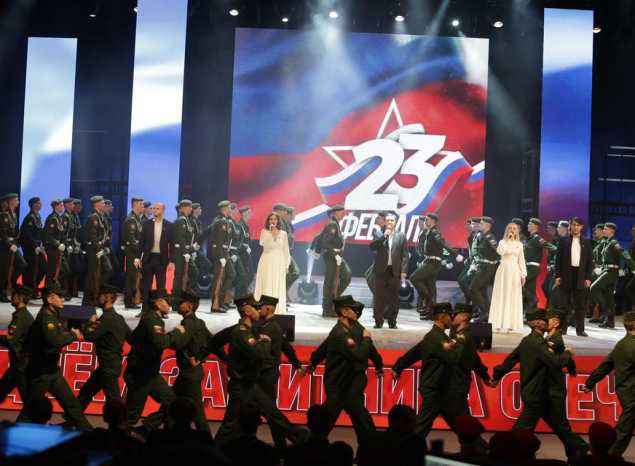 Торжественное мероприятие посвященное Дню защитника отечества.