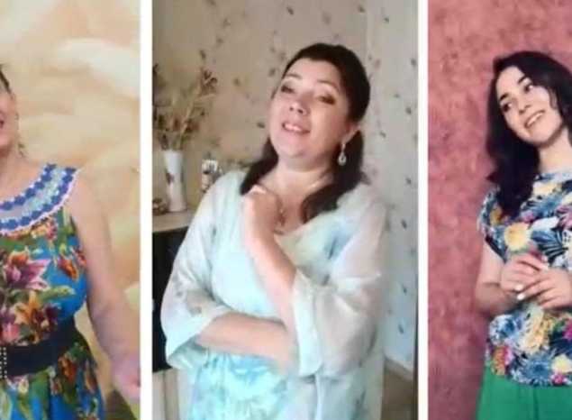 Солистки ансамбля «Злато-Серебро» исполнили песню «Васильки»