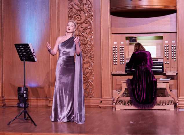 В филармонии состоялся концерт органно-вокальной музыки