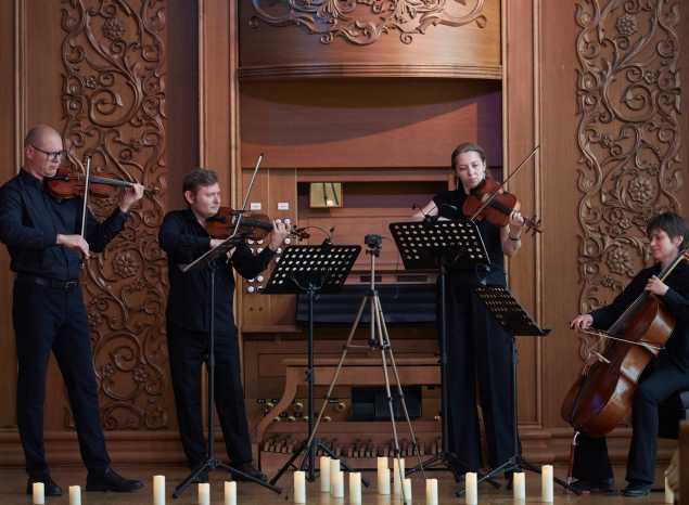 В филармонии прозвучала музыка Queen в исполнении струнного квартета «Tempro»