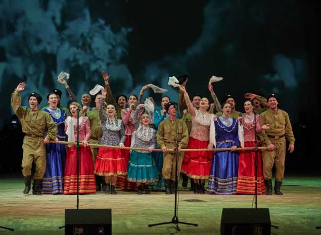 Ансамбль «Казачья застава» представил концертную программу в честь 80-летия Победы