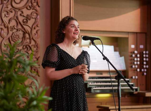 Мария Блажевич выступила в Органном зале филармонии