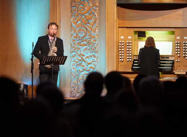 В филармонии состоялся вечер с органом и саксофоном
