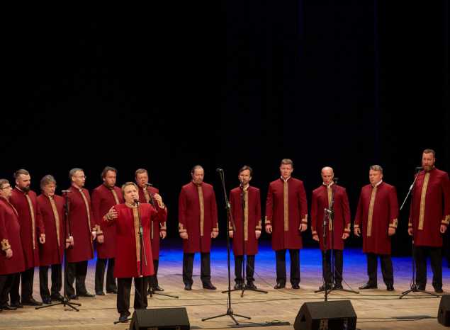 С новой программой «Свет Валаама» выступил хор Валаамского монастыря