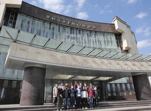 В Большом зале филармонии состоялся кинопоказ