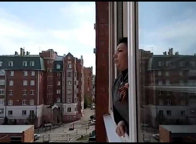 Плохая погода не помешала пензенской певице поддержать акцию #ПоёмДеньПобеды