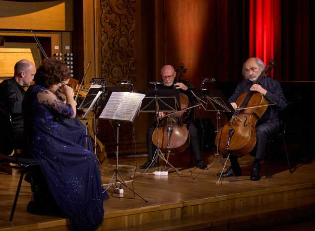 Всемирно известный виолончелист Марк Дробинский сыграл с квартетом «Премьера»