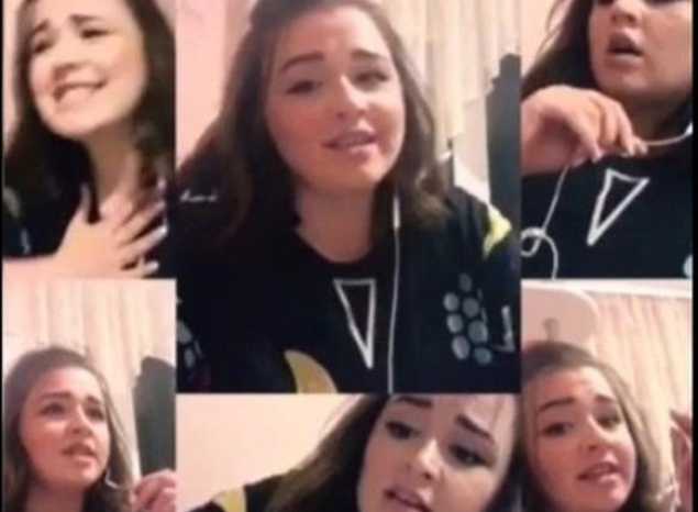 Артистка ансамбля «Миряне» Анастасия Легошина исполнила песню «Ветер с моря дул» в народной обработке