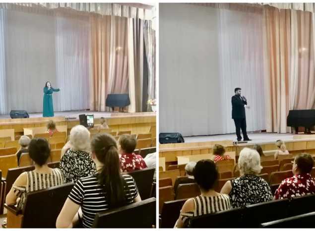 Гульсина Рафекова и Сергей Митрофанов выступили в санатории «Берёзовая роща»