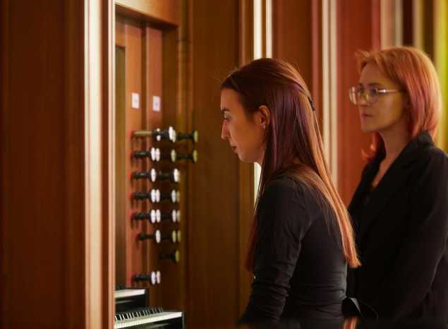 В филармонии выступила саратовская органистка Дарья Сидорова