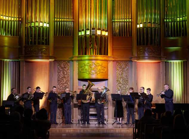 В филармонии состоялся концерт медно-духовых инструментов «Магия меди»