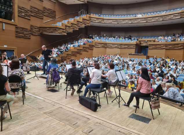 В филармонии состоялась репетиция ко Дню славянской письменности