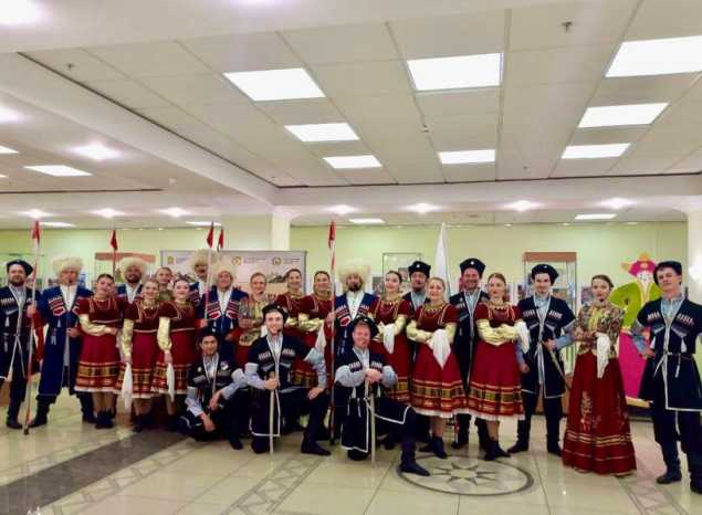 Ансамбль «Казачья застава» выступил в библиотеке им. М.Ю. Лермонтова