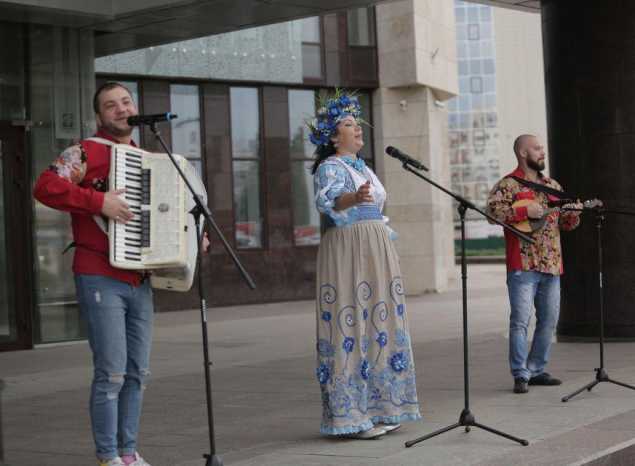 Ансамбль «Злато-Серебро» выступил с концертной программой