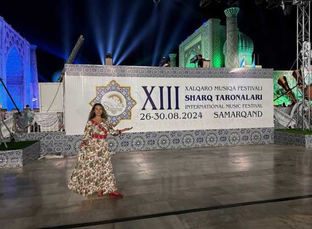 Карина Мещерякова стала гостем музыкального фестиваля в Самарканде