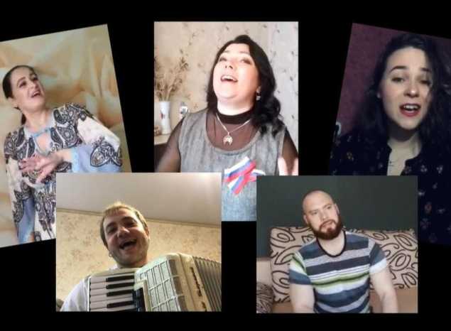 Ансамбль «Злато-Серебро» исполнил песню «От Волги до Енисея»