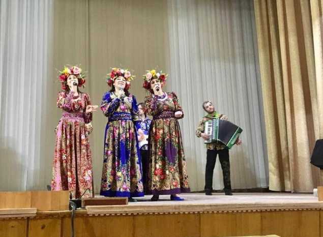Наталья Мещерякова и ансамбль «Злато-Серебро» выступили в санатории «Берёзовая роща»