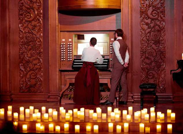 С рождественским концертом в филармонии впервые выступила органистка Мария Филиппова