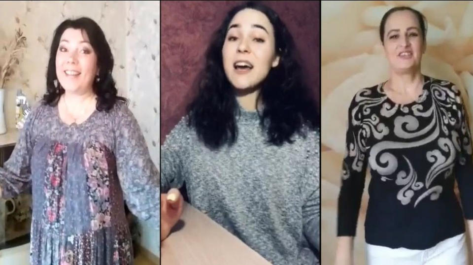 Солистки ансамбля «Злато-Серебро» исполнили песню «Канарейка» Солистки ансамбля «Злато-Серебро» исполнили песню «Канарейка»