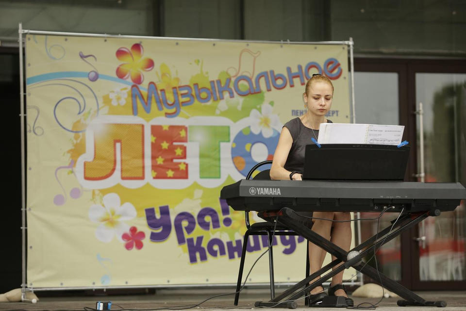 Анастасия Суднева выступила в рамках акции «Лето в городе» Анастасия Суднева выступила в рамках акции «Лето в городе»