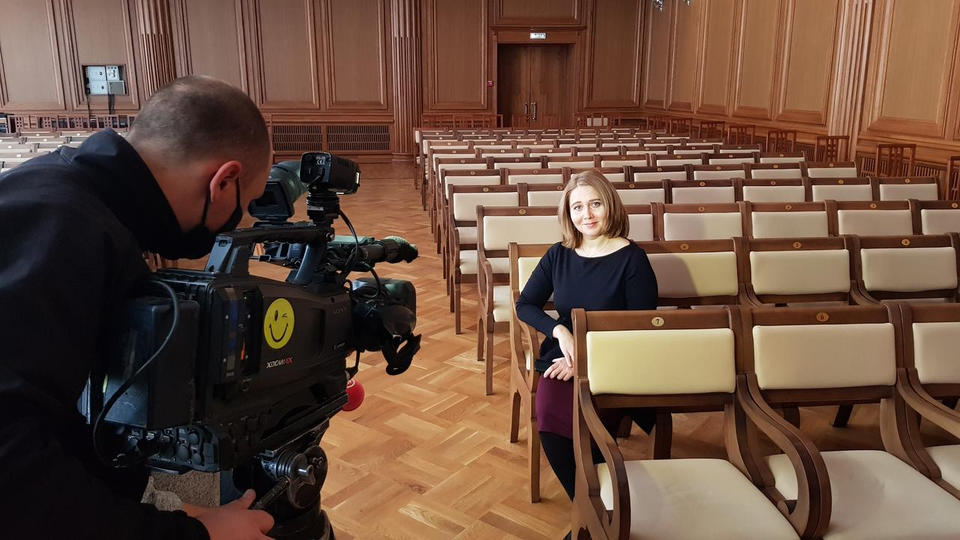 Олеся Кравченко приступила к репетициям в Органном зале филармонии Олеся Кравченко приступила к репетициям в Органном зале филармонии