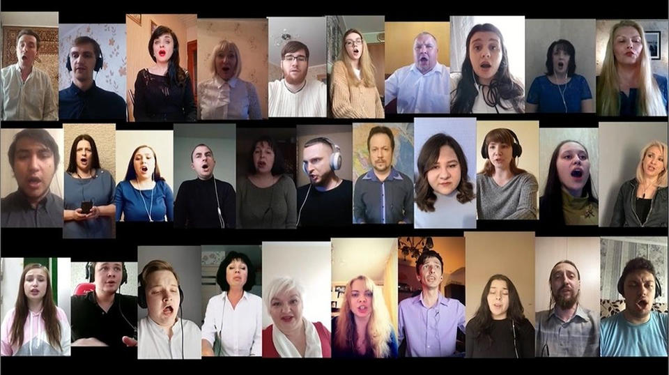 «Гимн равноапостольным Кириллу и Мефодию» исполняют артисты академического хора Губернаторской симфонической капеллы «Гимн равноапостольным Кириллу и Мефодию» исполняют артисты академического хора Губернаторской симфонической капеллы