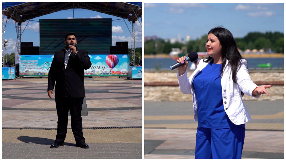 Гульсина Рафекова и Сергей Митрофанов выступили на праздничном мероприятии в День ВМФ России Гульсина Рафекова и Сергей Митрофанов выступили на праздничном мероприятии в День ВМФ России