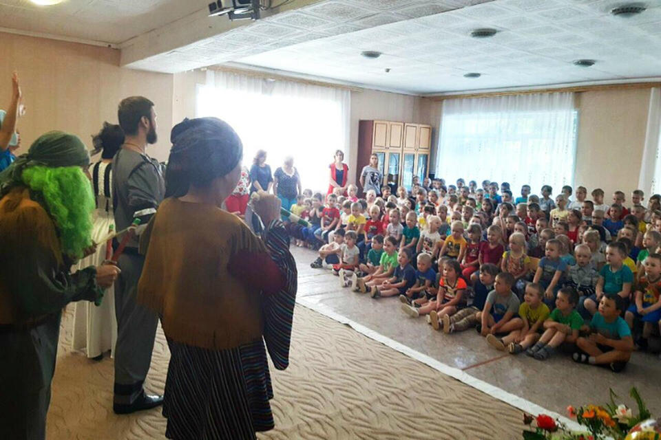 Воспитанники детского сада из Иссы узнали всё о правилах дорожного движения  Воспитанники детского сада из Иссы узнали всё о правилах дорожного движения