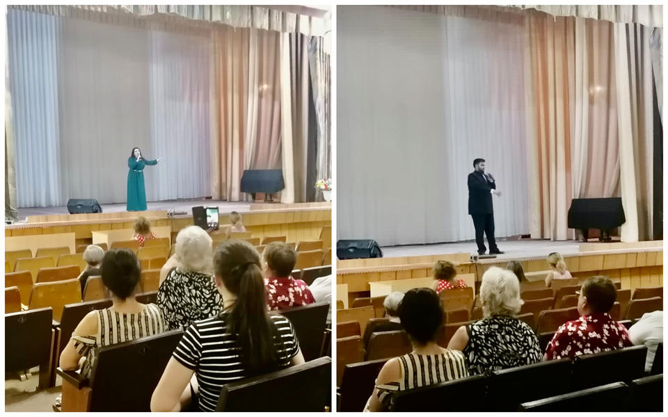 Гульсина Рафекова и Сергей Митрофанов выступили в санатории «Берёзовая роща» Гульсина Рафекова и Сергей Митрофанов выступили в санатории «Берёзовая роща»