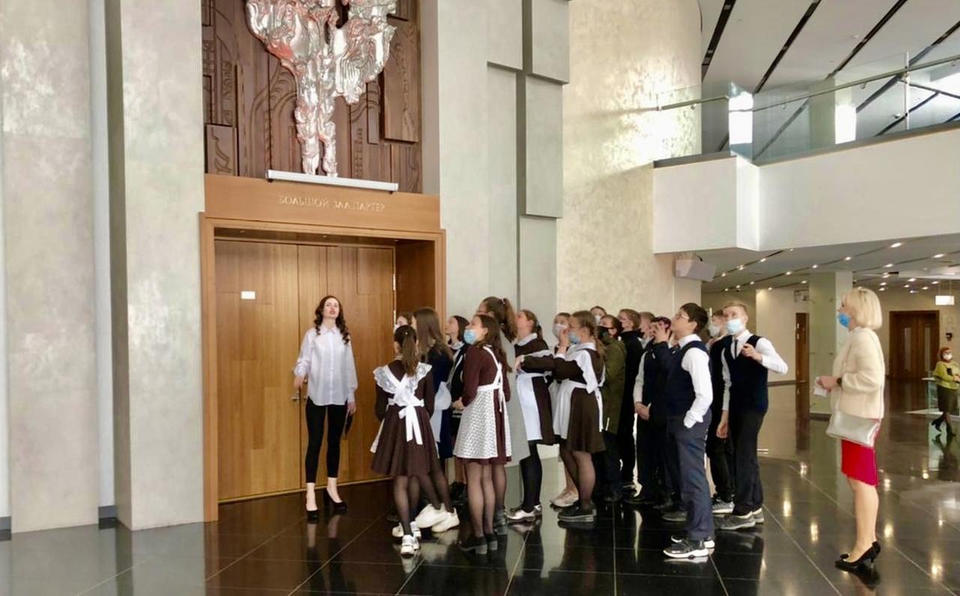 Пензенские школьники посетили «Пензаконцерт» Пензенские школьники посетили «Пензаконцерт»