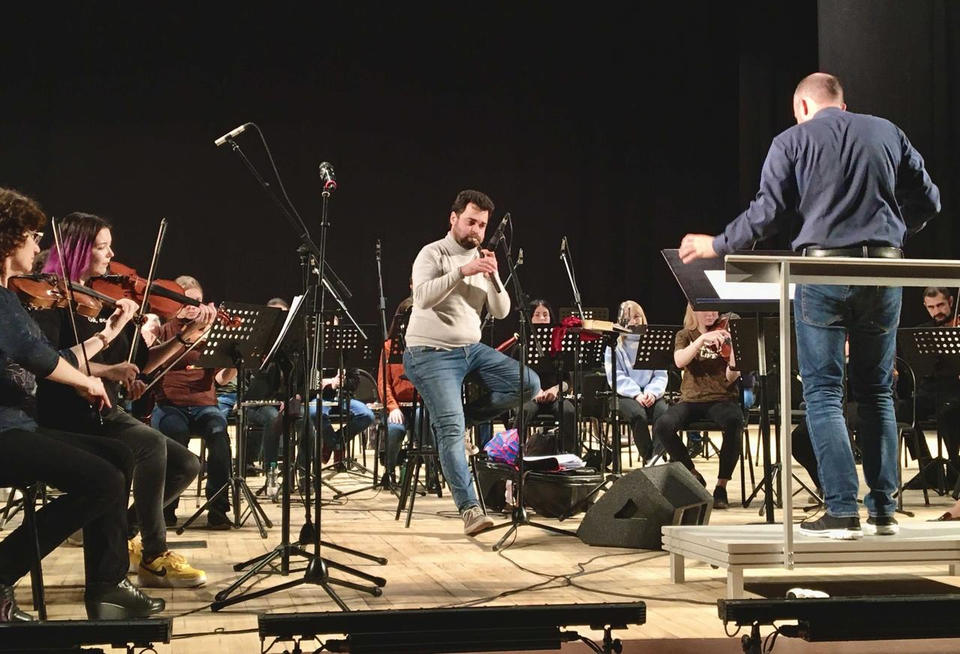 Argishty и симфонический оркестр п/у Вячеслава Филиппенкова приступили к репетициям Argishty и симфонический оркестр п/у Вячеслава Филиппенкова приступили к репетициям