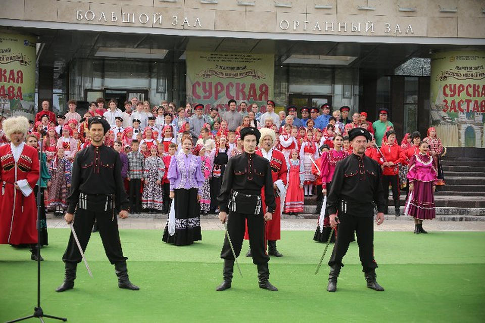 Песенный марафон  фестиваля казачьей культуры «Сурская застава» Песенный марафон  фестиваля казачьей культуры «Сурская застава»