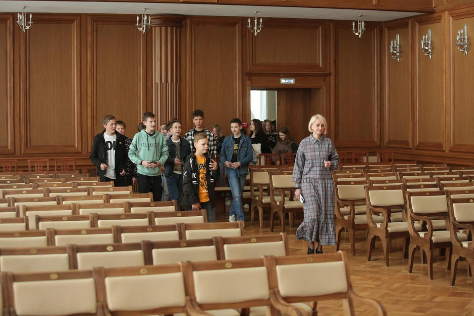 Пензенские школьники посетили «Пензаконцерт» Пензенские школьники посетили «Пензаконцерт»