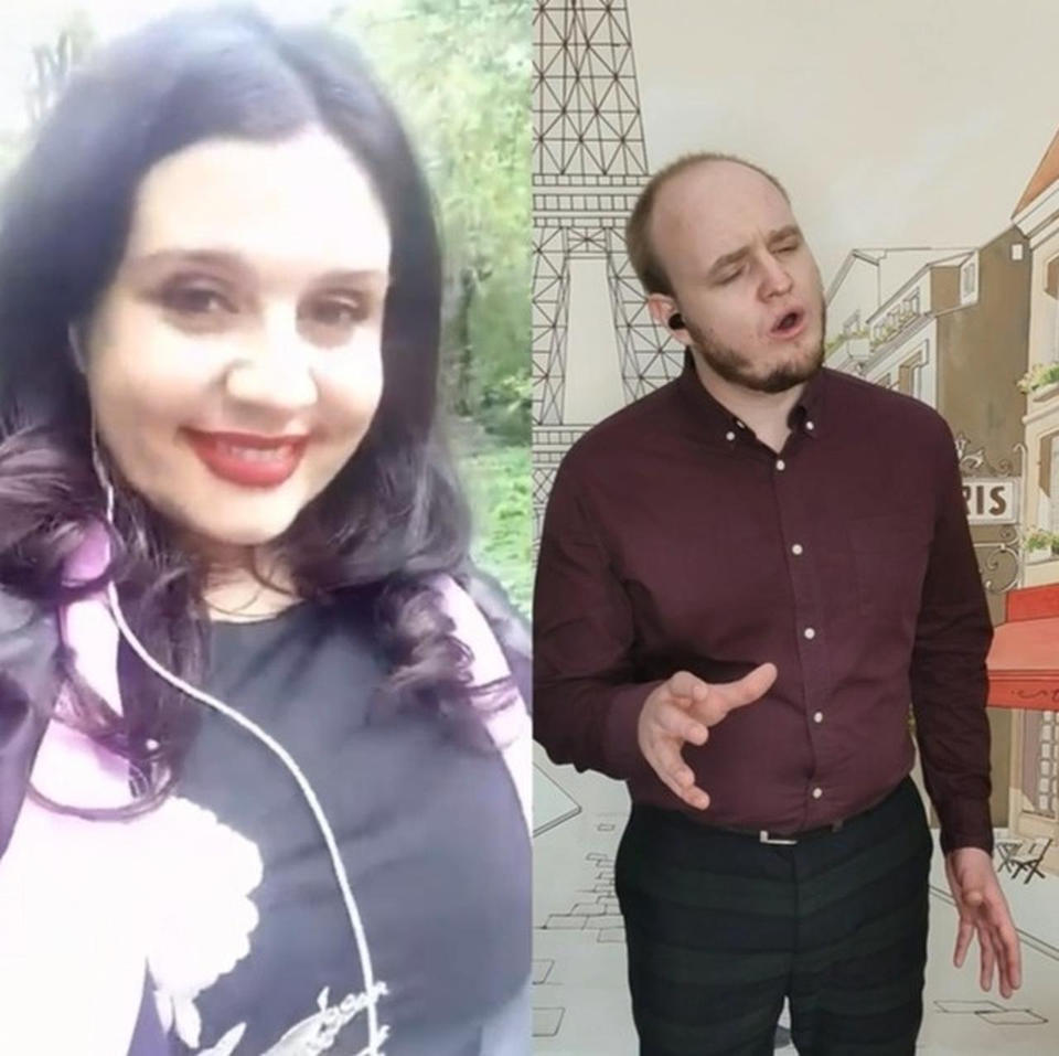 Гульсина Рафекова и Сергей Князев исполнили песню «Голос» Гульсина Рафекова и Сергей Князев исполнили песню «Голос»