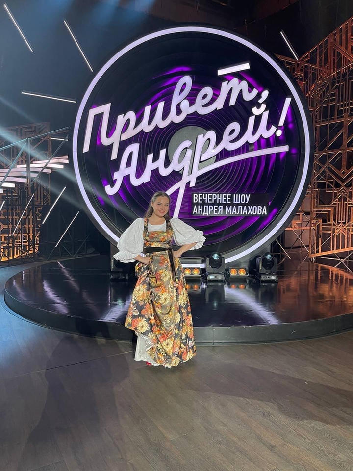 Марта Серебрякова приняла участие в съёмках программы «Привет, Андрей!» Марта Серебрякова приняла участие в съёмках программы «Привет, Андрей!»