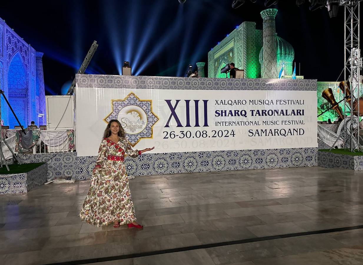 Карина Мещерякова стала гостем музыкального фестиваля в Самарканде Карина Мещерякова стала гостем музыкального фестиваля в Самарканде