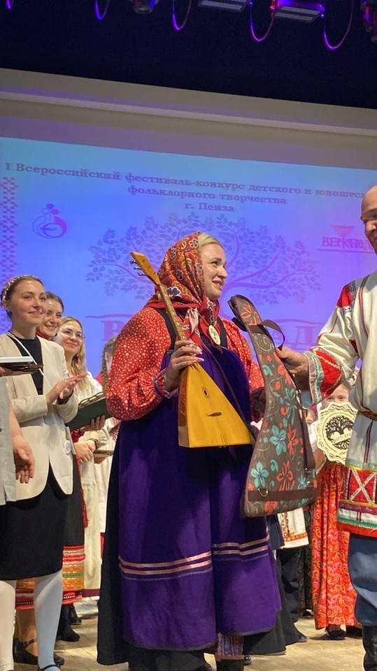 Анастасия Легошина удостоена Гран-При фестиваля «Вертоград» Анастасия Легошина удостоена Гран-При фестиваля «Вертоград»