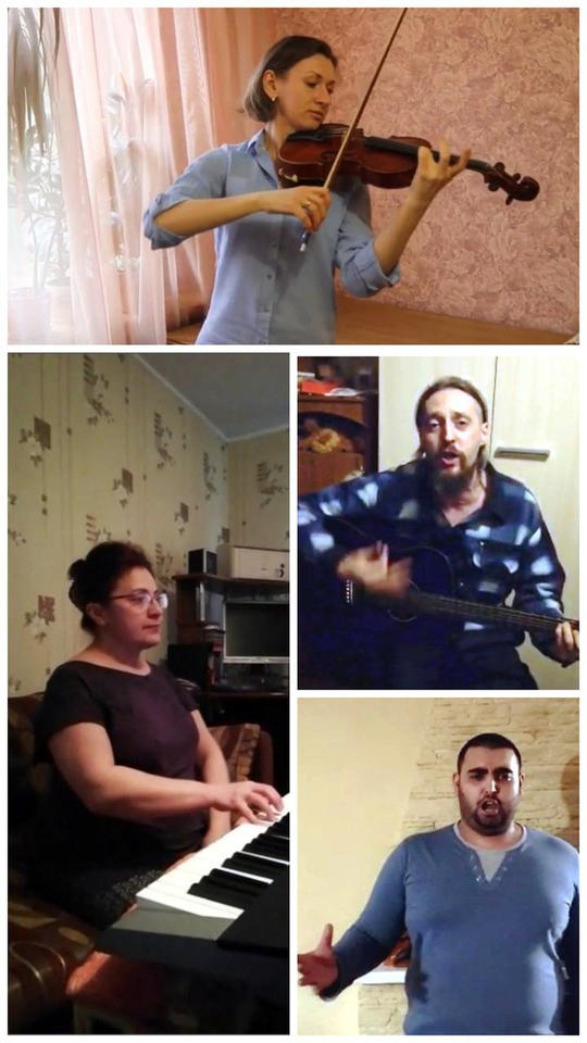 Артисты Губернаторской симфонической капеллы продолжают домашние репетиции Артисты Губернаторской симфонической капеллы продолжают домашние репетиции