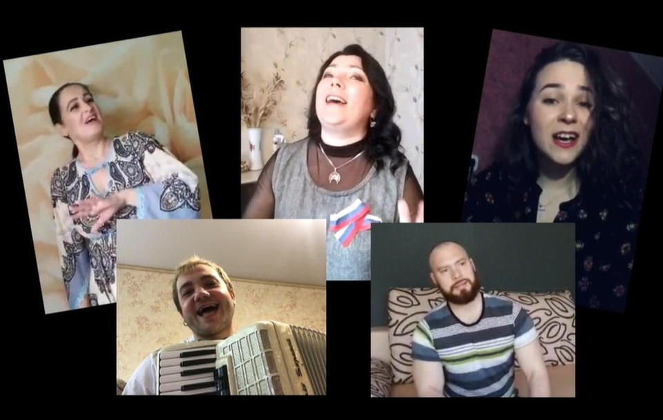 Ансамбль «Злато-Серебро» исполнил песню «От Волги до Енисея» Ансамбль «Злато-Серебро» исполнил песню «От Волги до Енисея»