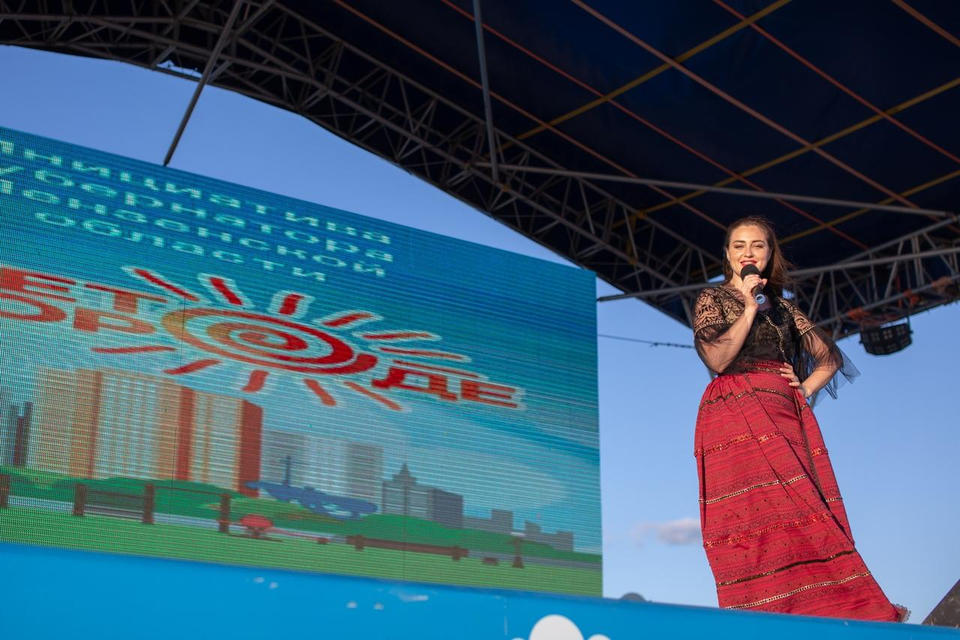 Марта Серебрякова выступила в рамках акции «Лето в городе» Марта Серебрякова выступила в рамках акции «Лето в городе»