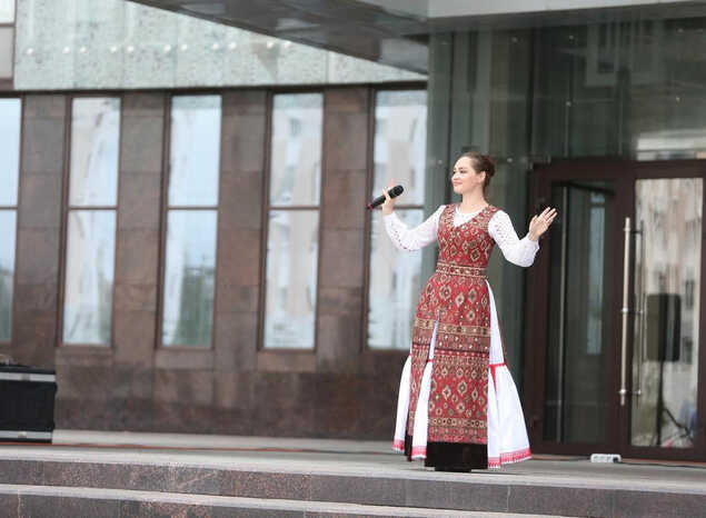 Марта Серебрякова выступила с концертной программой