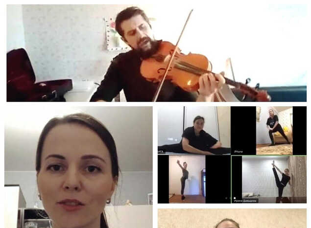 Артисты ансамбля песни и танца «Казачья застава» активно репетируют дома
