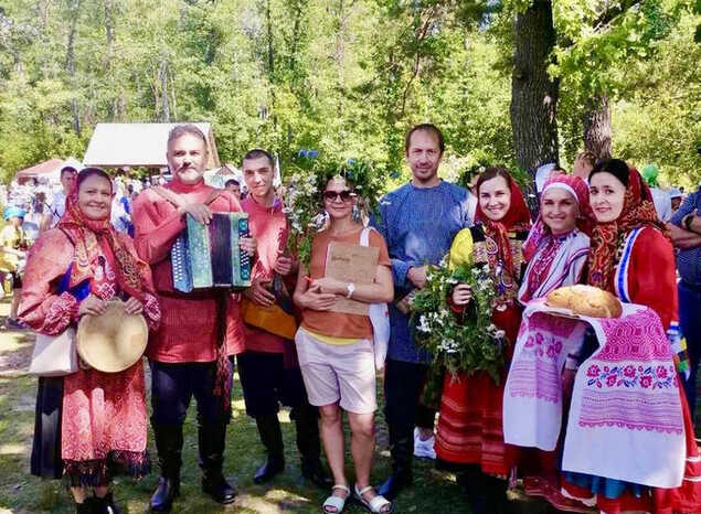 Ансамбль «Миряне» принял участие в фестивале «Купала в Золотарёвке»
