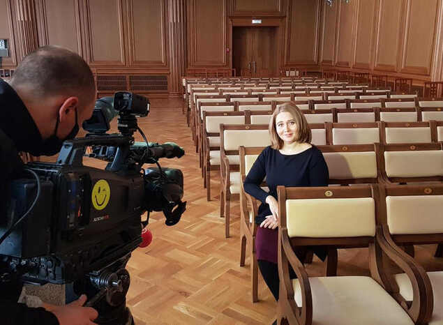 Олеся Кравченко приступила к репетициям в Органном зале филармонии