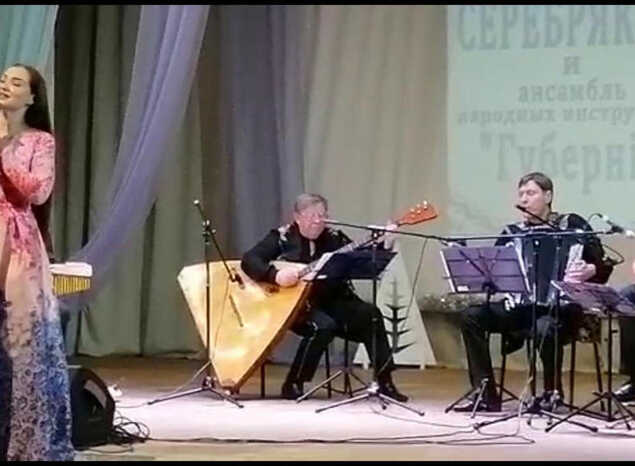 Марта Серебрякова и ансамбль «Губернiя» выступили в Беково
