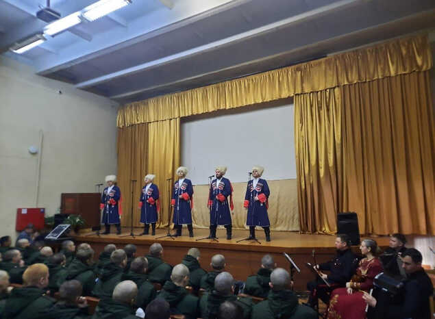 «Казачья застава» выступила для пензенских призывников