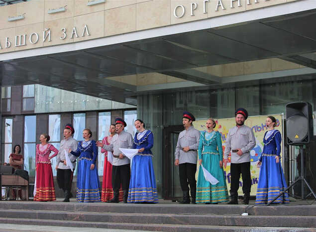 Хор ансамбля «Казачья застава» выступил для пензенцев