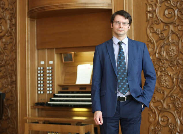 В «Пензаконцерте» выступил органист Михаил Каталиков